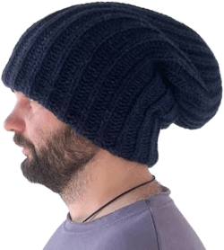 Dreadlock Oversized Slouchy Chunky Knit Beanie Hat