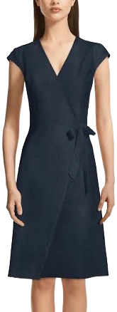 V-Neck Wrap Dress