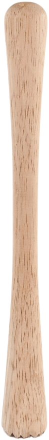 True Smash Wooden Muddler, Durable Cocktail Muddlers, Herbs and Fruit Crushers, Home Bar Accessories, 9.75", Brown Finish, Set of 1