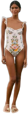 FARM Rio Women's Sweet Bloom Bouquet One-Piece Swimsuit