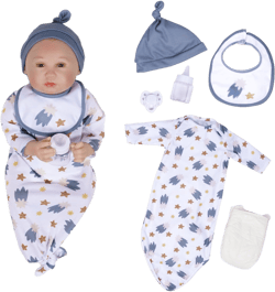 Paradise Galleries® Realistic Reborn Baby Doll, Mayra Garza - Sculptor and Artist Designer Doll Collection, 18" with Accessories Special Birthday Gift, Ages 3+ - My Sleepy Star