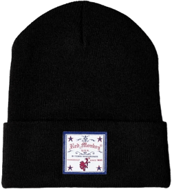 Red Monkey Unisex Knitted Beanie