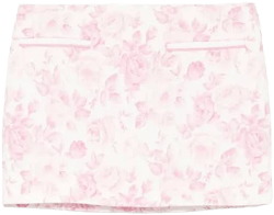 Floral-Print Mini Skirt