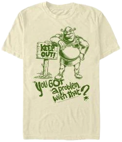 Shrek Men's Problem Graphic T-Shirt