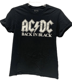 AC/DC Unisex Cotton T-Shirt with Back