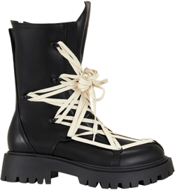 ARJUN-BLACK Combat Bootie