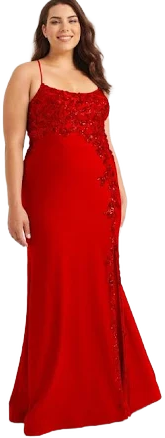Faviana Plus-Size Long Formal Dress 9570