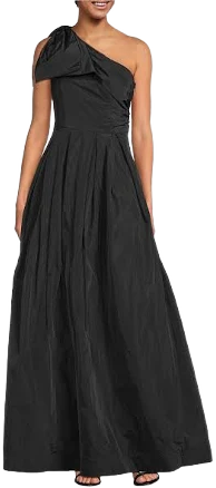 Donna Karan Women's Bow-trim One-Shoulder Ball Gown