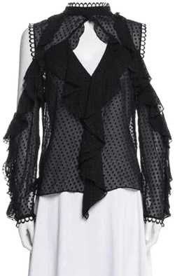 Nicholas Tops Silk Lace Blouse