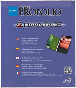 Itoya Profolio Advantage Art Presentation Book 5"x7" for Art, Photography, Document, and Archival Storage - 24 PolyGlass Pages for 48 Inserts