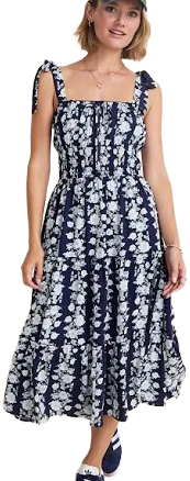 Tara Tiered Floral Midi Dress
