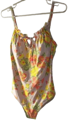 Aerie Floral Long One Piece Swimsuit