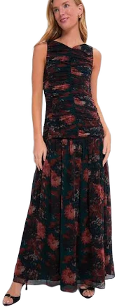 Tuckernuck Eloise Floral Chiffon Dress