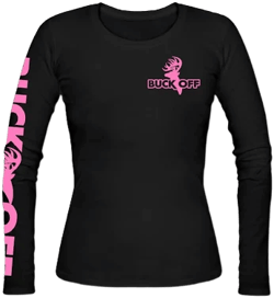 Buck Off Women's Long Sleeve Hunting T Shirt