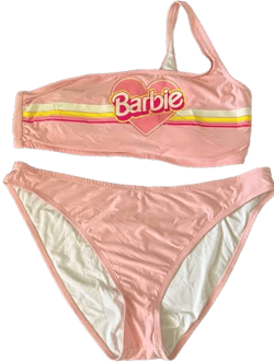 Pink Barbie High Waisted Bikini