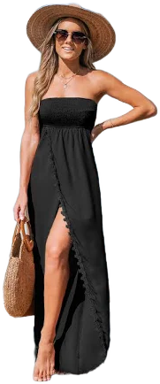 Cupshe Sunday Spritz Casual Maxi Dress with Pockets