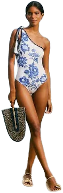 FARM Rio Women's Floral Cascade One-Piece Swimsuit