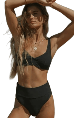 High-Waisted Full Coverage Bikini Bottoms