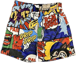 Reason Brand Pop Art Cartoon Comic Shorts