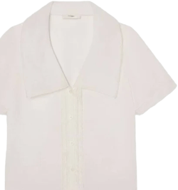 FRAME Women's Scallop Sailor Button-Up Shirt
