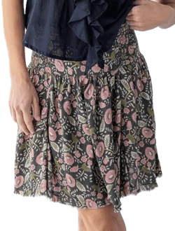 Feelin' Alive Cotton Mini Skirt