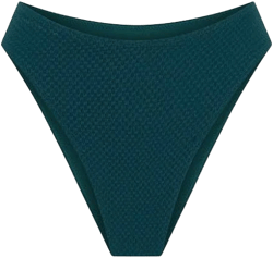 Solene High Waisted Bikini Bottoms with High Cut Sides
