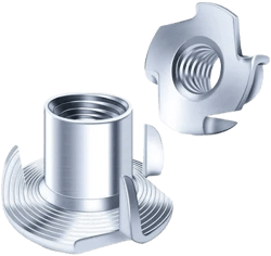 MYWISH 3/8 in.-16 Zinc Plated T-NUTS 50-Pack