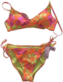 Wild Fable Women's Floral Side-Tie Bikini Set