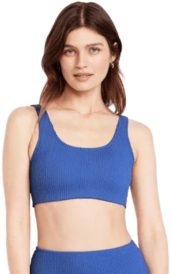 Old Navy Women's Matte Scoop-Neck Bikini Top