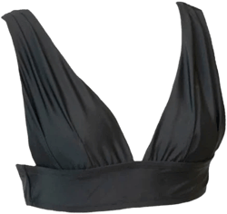Ashley Graham Mesh Cut Outs Bikini Top