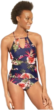 KONA Sol Tropical Floral One Piece Swimsuit