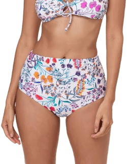 Botanical Floral Super High Waist Bikini Bottom