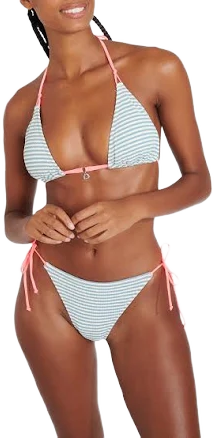 Banana Moon Braro MONOSTRIPE Striped Triangle Bikini Top