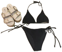 Krinkle Bathing Suit Top