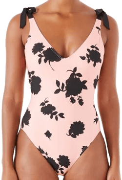 Kate Spade Swim Kate Spade Shoulder Bow Tie One Piece