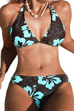 Cupshe Island Escape Floral Bikini Set Canada
