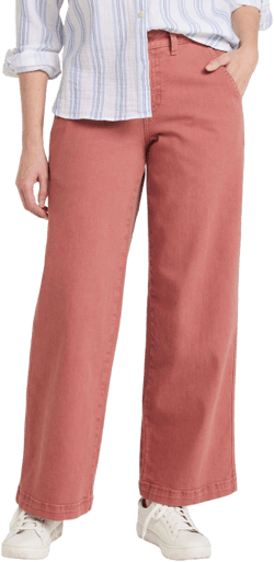 L.L.Bean Women's 207 Vintage High-Rise Wide-Leg Jeans