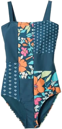 Nani Swimwear Women's Patchwork One-Piece Swimsuit