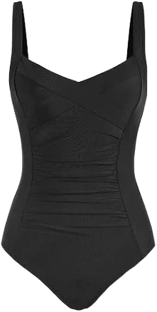Cupshe Women's Ruched Tummy Control One-Piece Swimsuit