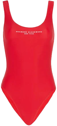 Brandon Blackwood Logo One-Piece Swimsuit