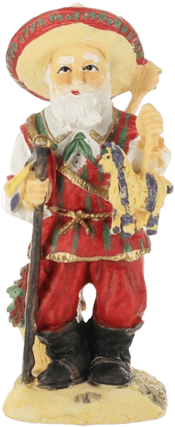 International Santa Clause Collection Christmas Figurine - Pancho Navidad Mexico