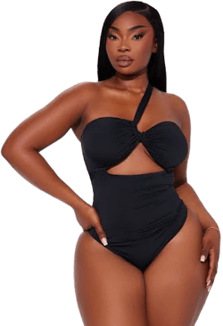 Fashion Nova Women's Ready for The Summer Cutout 1 Piece Swimsuit