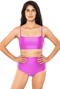 Los Angeles Apparel Women's Classic High Waist Bikini Bottom