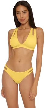 BECCA Women's 2PC Set Halter/HIPSTR