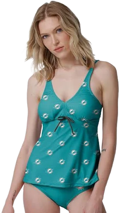 Miami Dolphins Women's Mini Logo Tankini