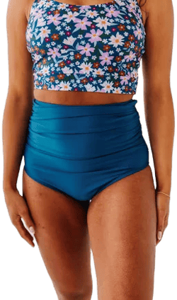 Nani Swimwear Women's High Rise Ruched Swim Bottoms