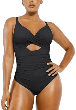 Shapellx Smart Sculpt Ribbed Shaping Swimsuit
