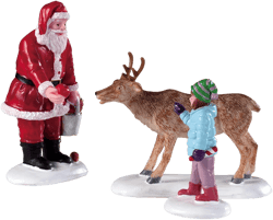Lemax General Collectible Figurines: Reindeer Goodies, Set of 3 #92752