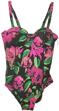 Betsy Johnson Floral One Piece Bathing Suit