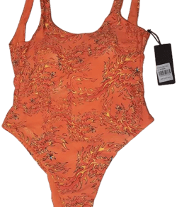 Ed Hardy Firebird One Piece Swim/ Bathing Suit